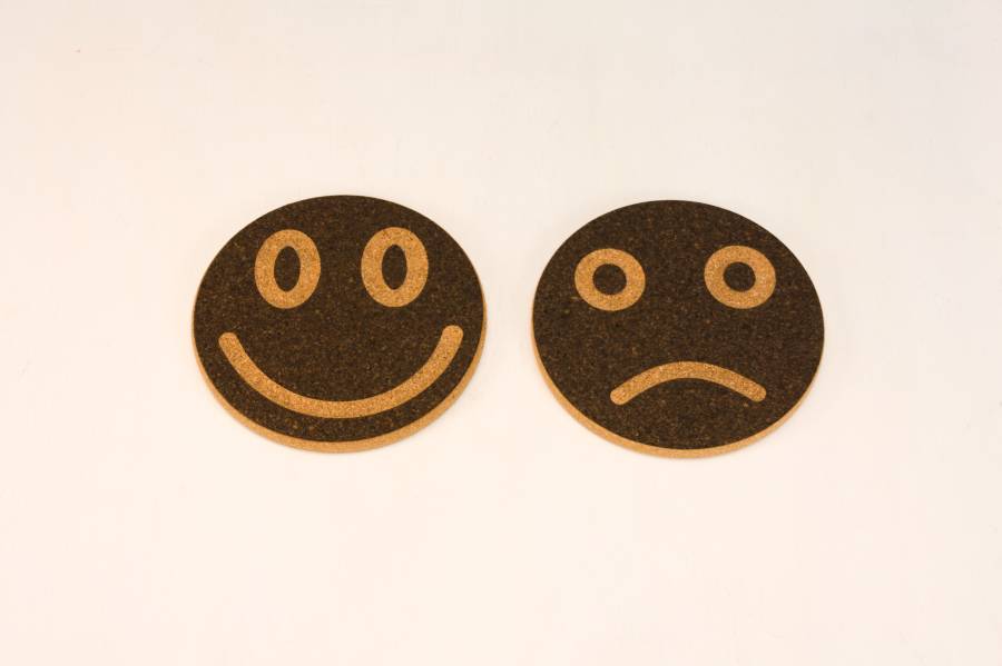 verKORKst Smiley-Topfuntersetzer aus Kork