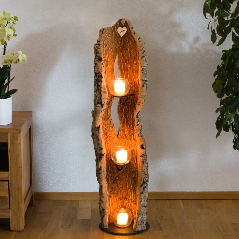 verKORKst Premium Windlicht aus Korkrinde